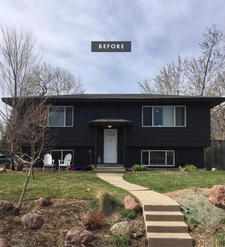 Home exterior before renovation